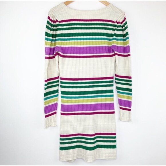 NEW Free People Waffle Knit Dress Womens Size XS Long Sleeve - Picture 6 of 9